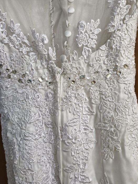 Платье свадебное рыбка со шлейфом