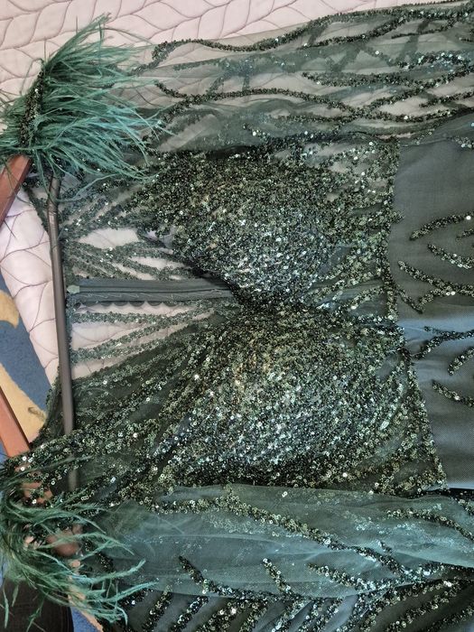 Rochie de nasa verde smarald