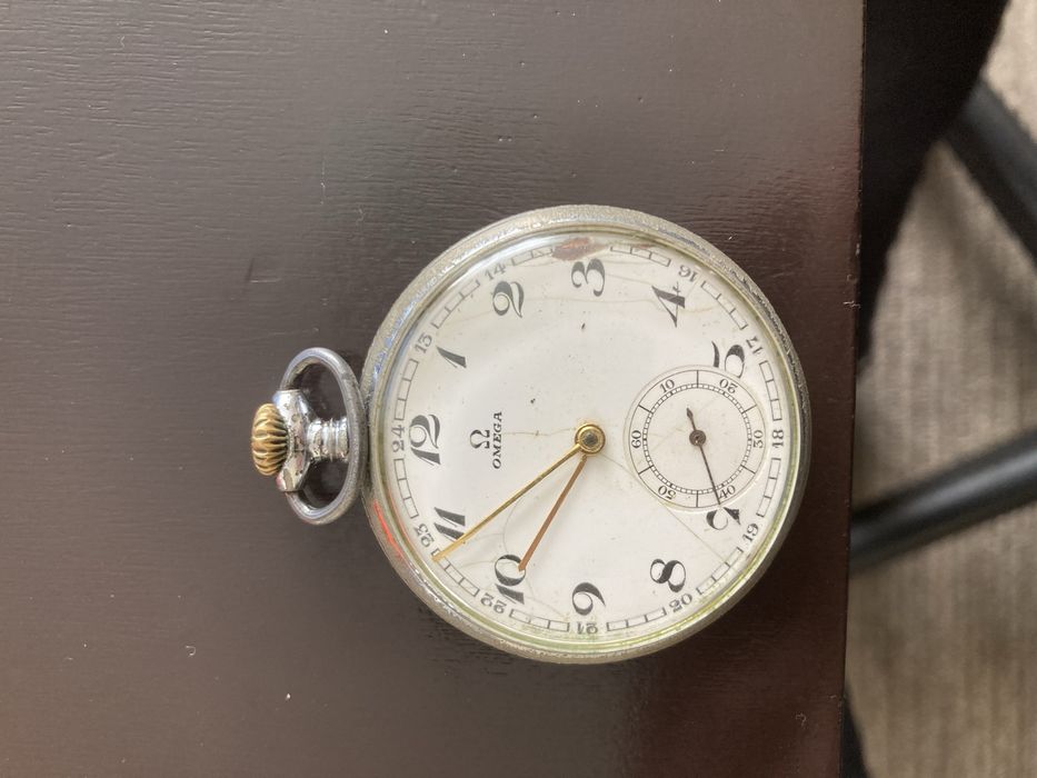 Оригинален швейцарски джобен часовник Omega