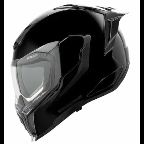 Каска ICON Ultraflite™ Solid MIPS® BLACK GLOSS ново модел 2026