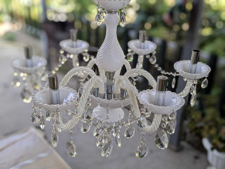 Люстра хрусталь стекло
