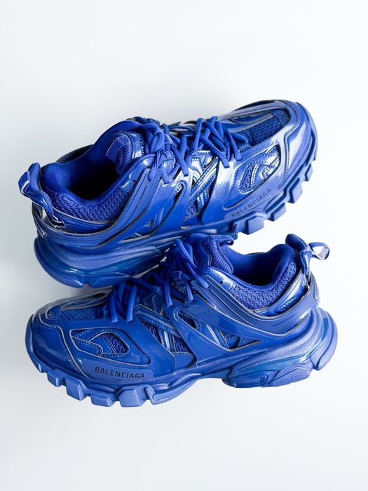 Balenciaga Track Metallic Blue Indigo