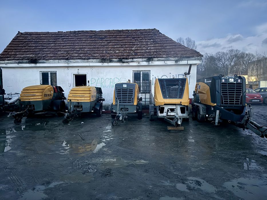 Pompa de beton stationara Putzmeister radier fundatii cofraj