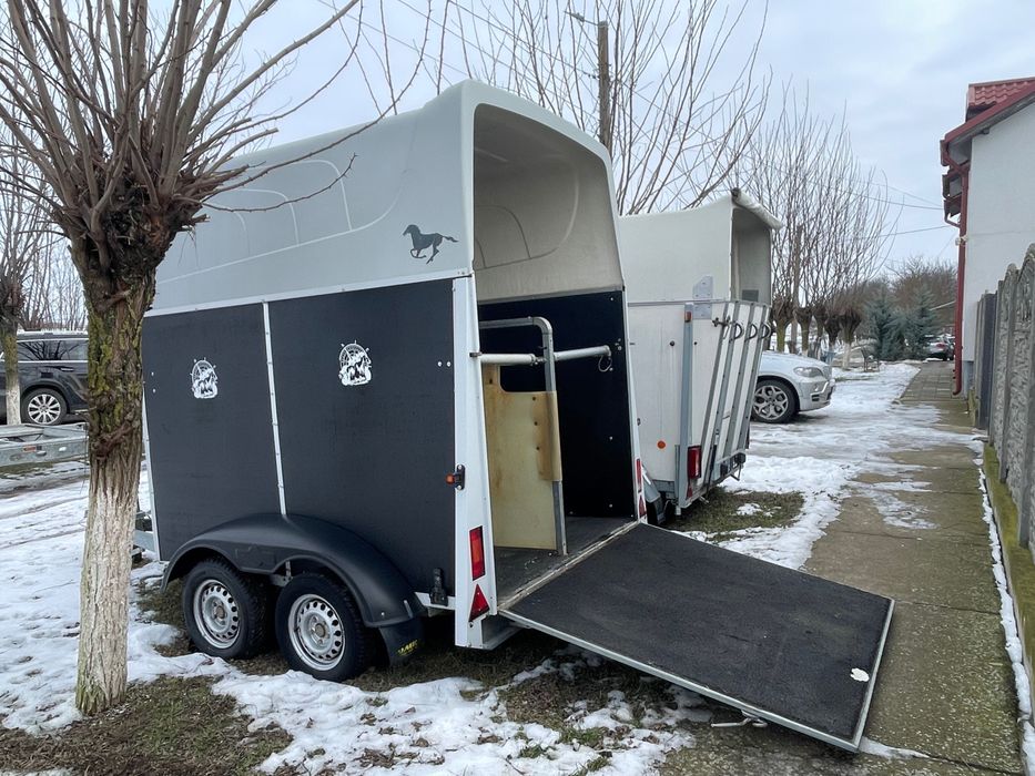 Două remorci transport cai / brederup / humbauer