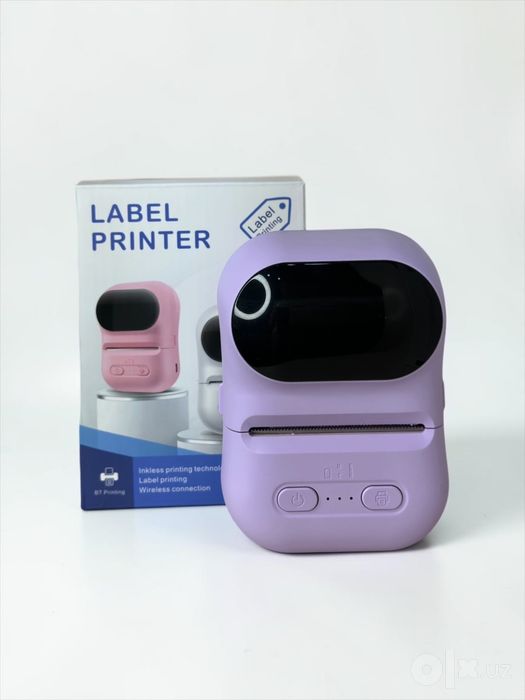 Portativ simsiz label printer stiker va cheklar uchun