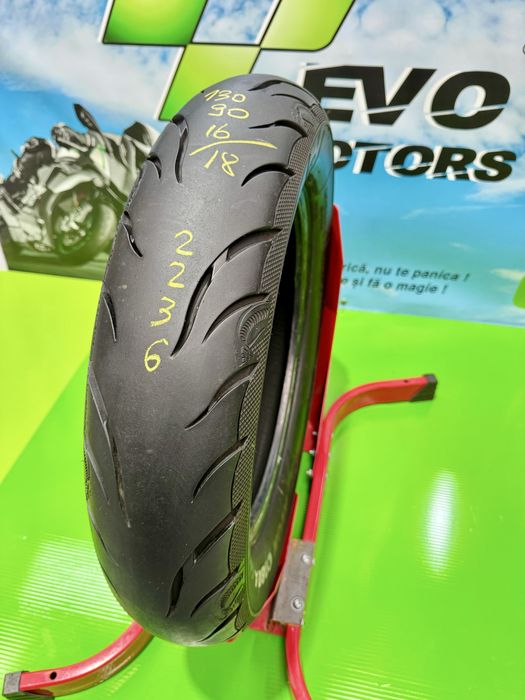 130 90 16 Anvelopa Moto Avon Cobra Chrome Ca Noua Cauciuc Spate C2236