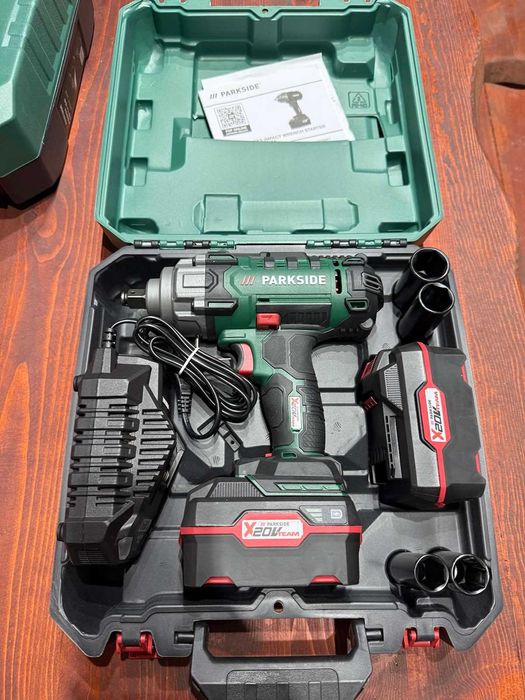 Гайковерта + 2 батерии + зарядно