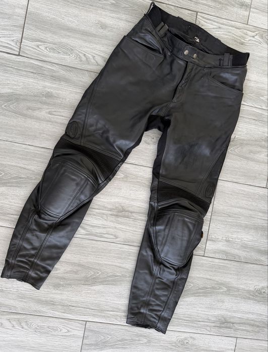 Pantaloni polo piele moto