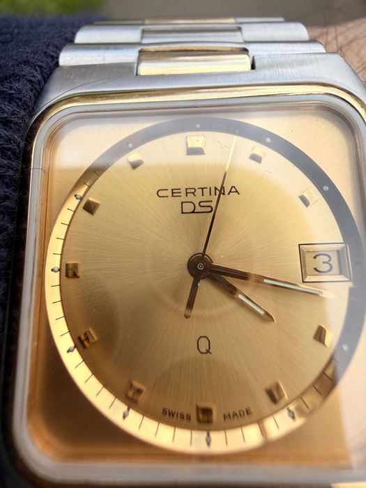 Certina Ds ceas vintage ultra plat anul 1980 quartz