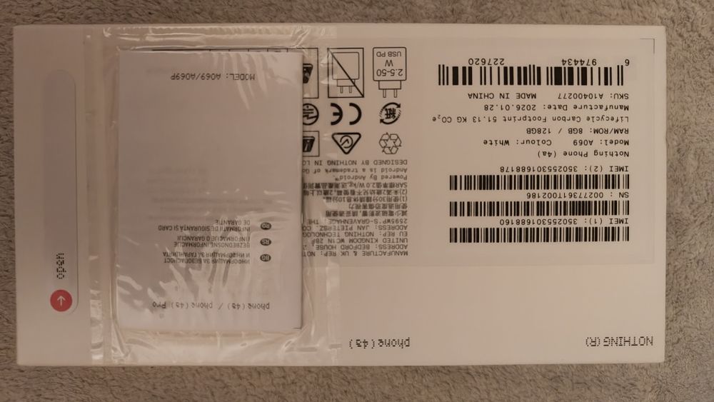 Нов - Nothing Phone 4a