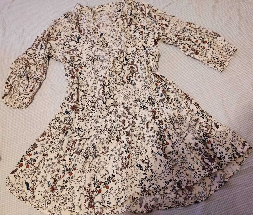 Rochie Mango, imprimeu floral, noua fara eticheta, L(42)