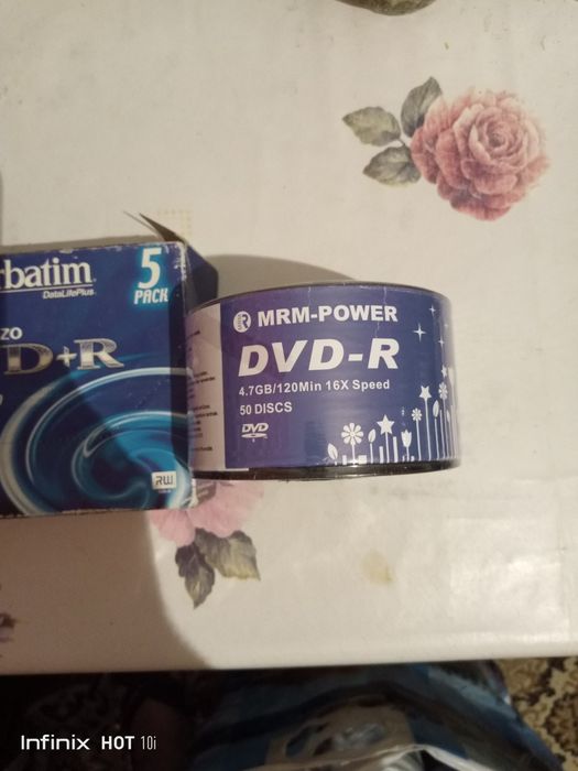 Новые чистые двд диски.