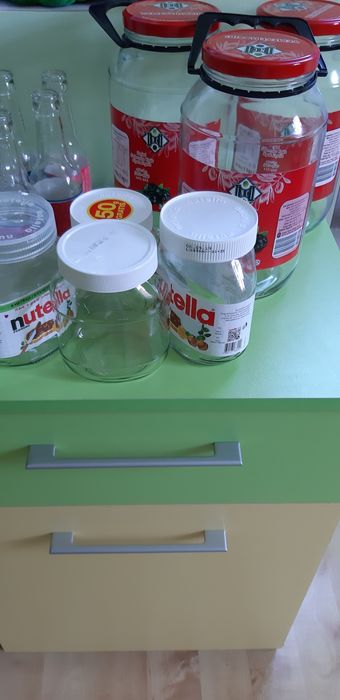 Буркани компот, 2 литра и стъклени бутилки 0.330 л