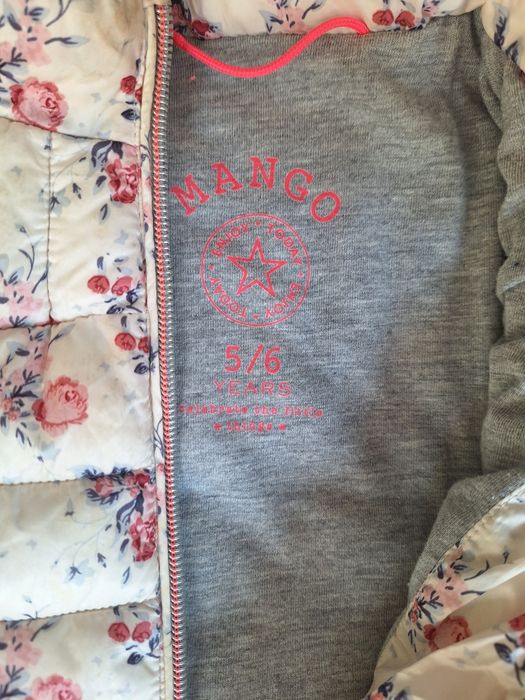 Яке Mango в нежни тонове за момиченце