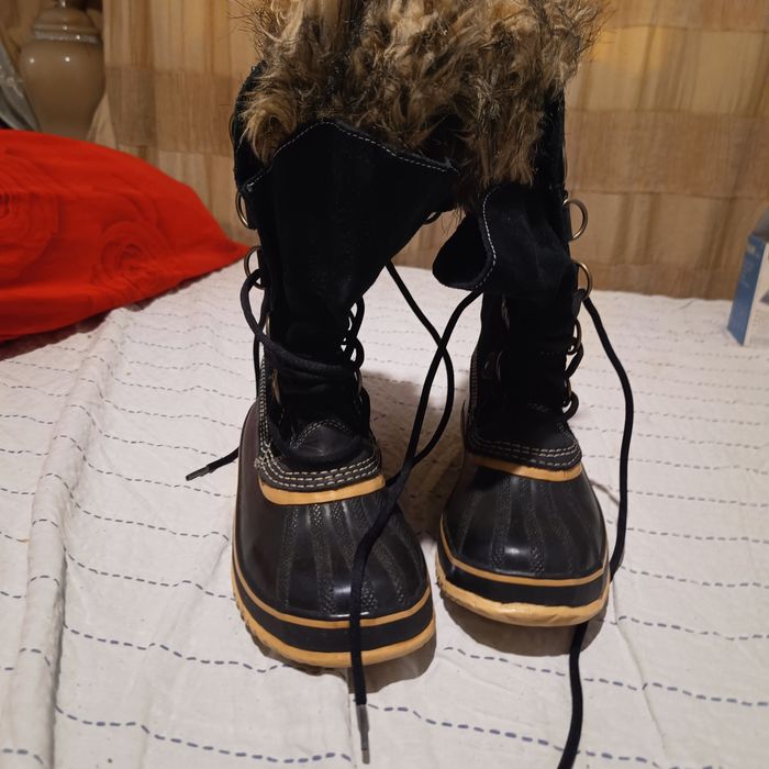 Cizme sorel piele îmblănite 39