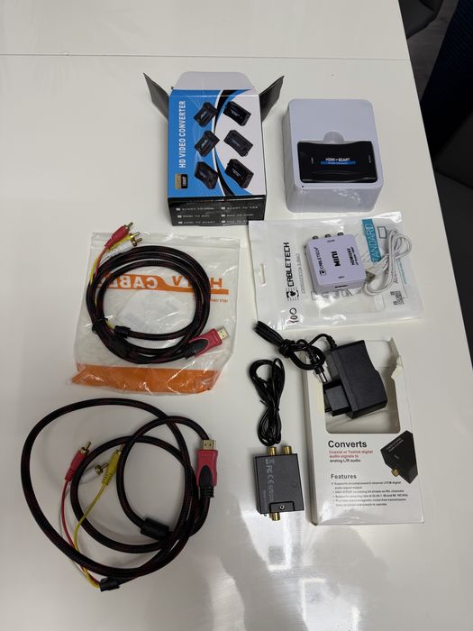 Vand adaptoare hdmi scart digital to analog