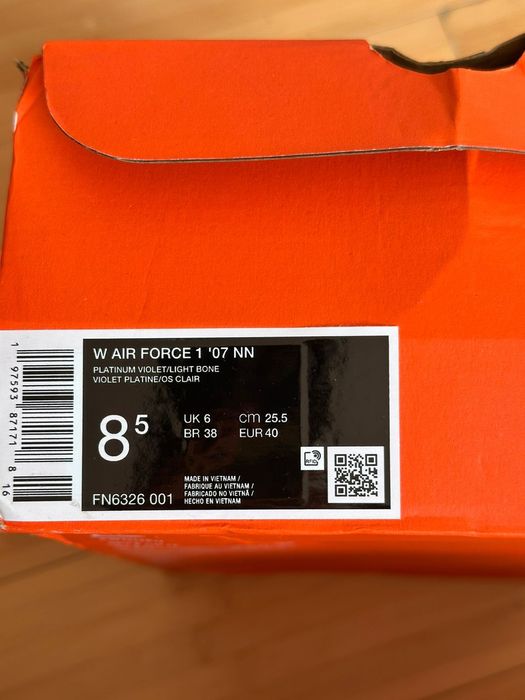 Nike air force 40 размер