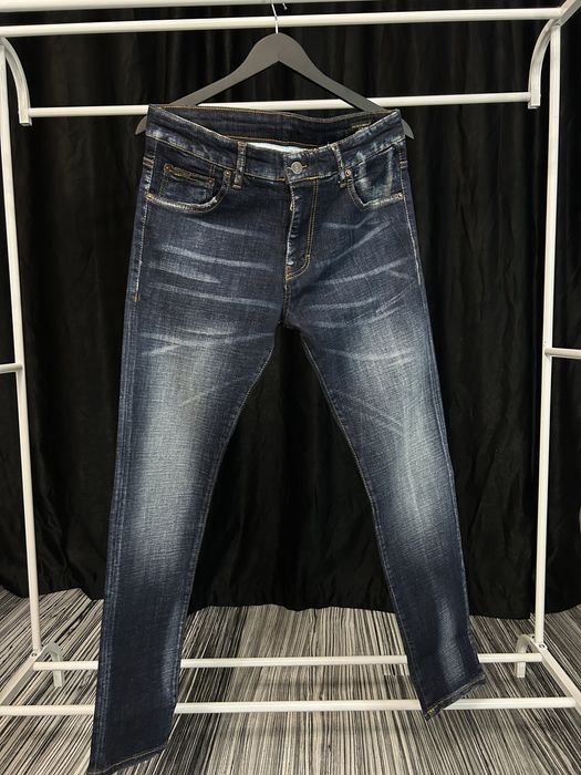 Vand blugi premium barbati model italian slim fit albastru -40-56