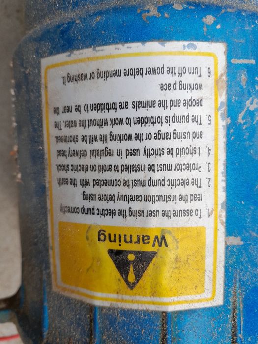 Pompa submersibila, pt. piese sau reparat