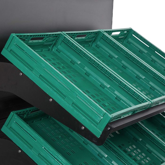 Raft cu oglinda pentru legume si fructe, 1365 lei