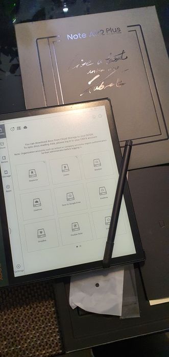 Tableta Onyx Boox Note Air2 Plus, husa, pen, cutie