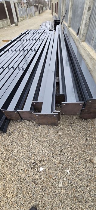 Structura din hală metalică 11,5x20x4 + teava rectangulara 60x40x2