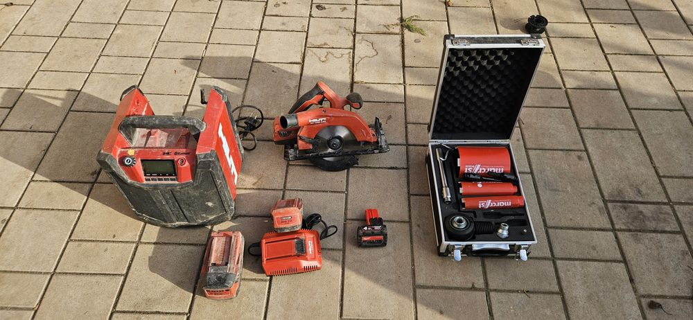 Radio Hilti  circular hilti carote  beton