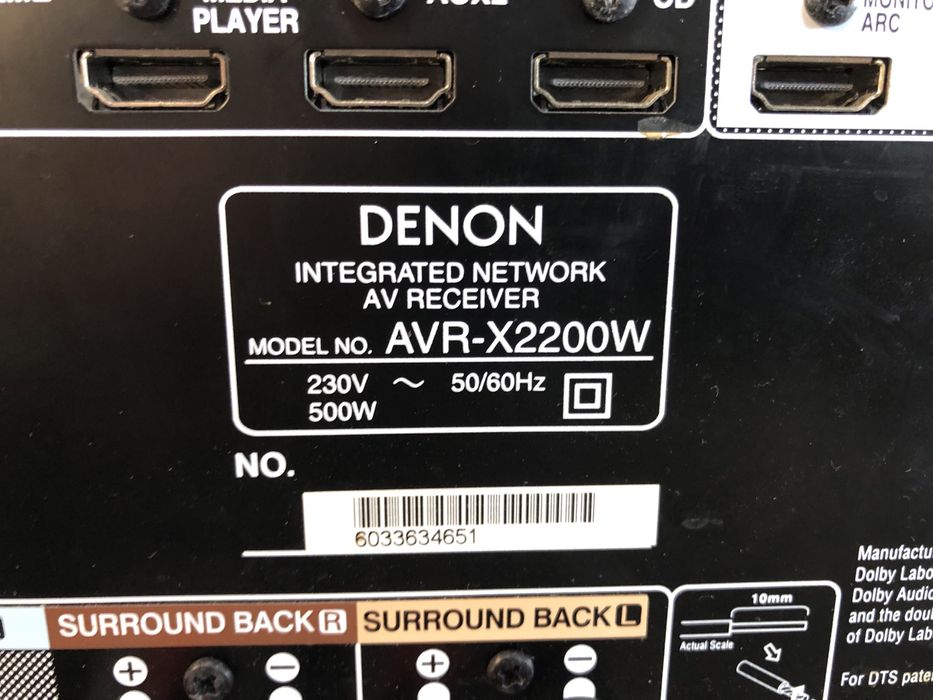 Denon AVR-X2200 Bluetooth
