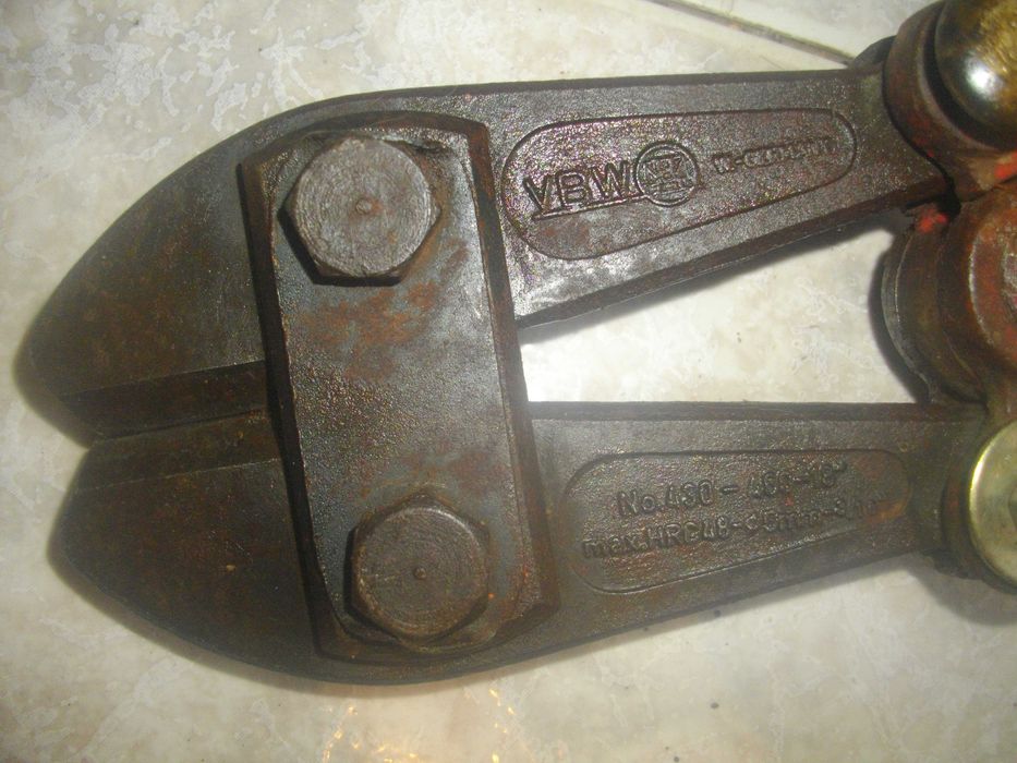 Ножица за рязане на арматура Немска Голяма Различни Старо Качество