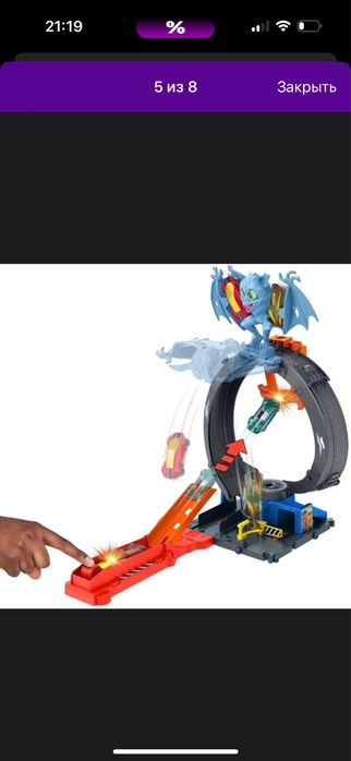 Оригинальная игрушка hot wheels