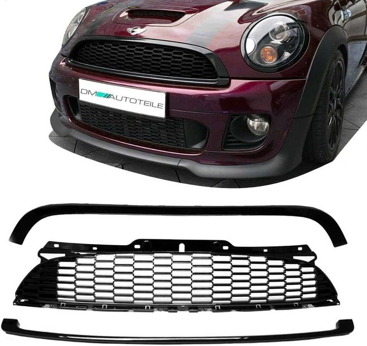 Решетка спортна Мини S Купър MINI S R55 R56 R57 R58 R59 R60 R61 Черна