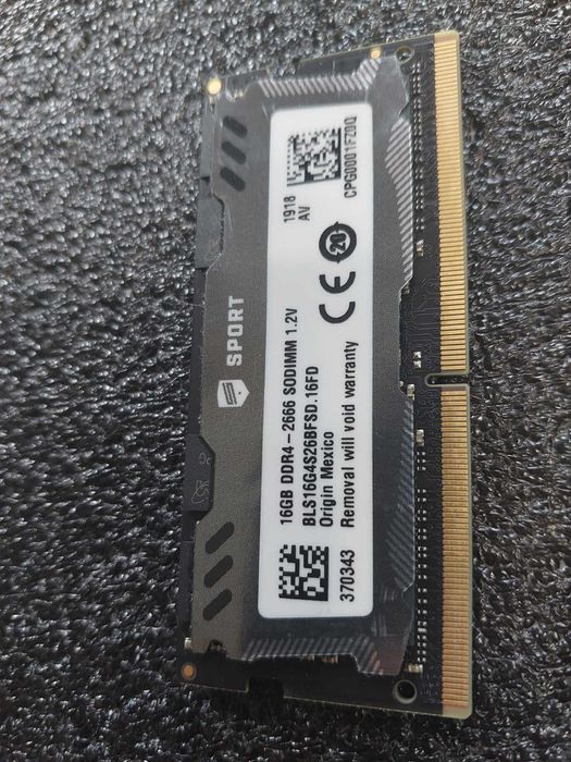 16GB DDR4 2666Mhz - RAM памет (SO-DIMM, за лаптоп)