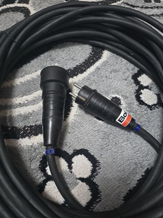 Prelungitoare electrice profesionale 20m 3G2.5 – cablu gros, 3 bucăți