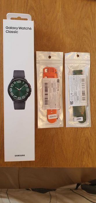 Смарт часовник Samsung watch 6 classic+подарък!