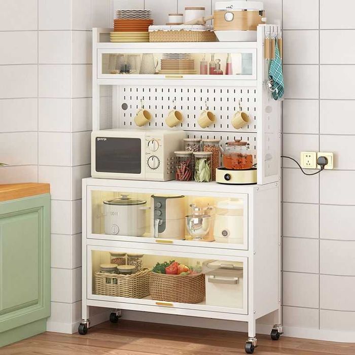 Буфет из нержавейки с порошковым покрытием для балкона и для кухни