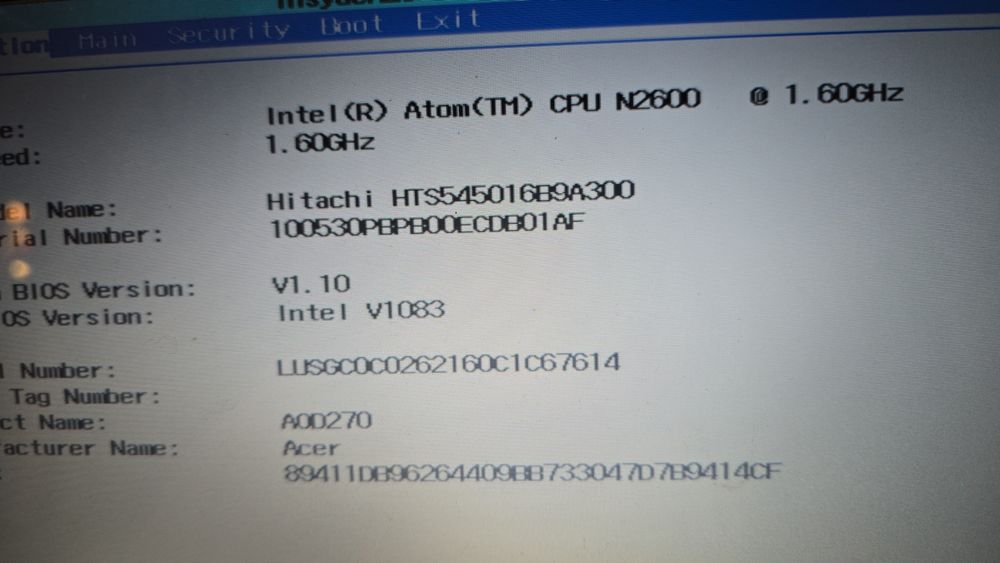 Acer Aspire D270 vacante concedii