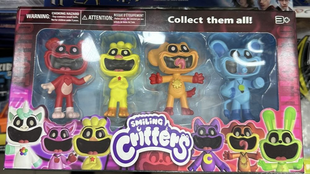 Комплект 4 броя фигурки фигурки Смайлинг Критърс, Smiling Critters