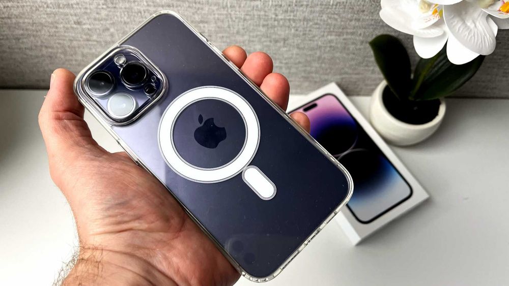 iPhone 14 Pro Max Deep Purple 128 Gb stare buna la cutie