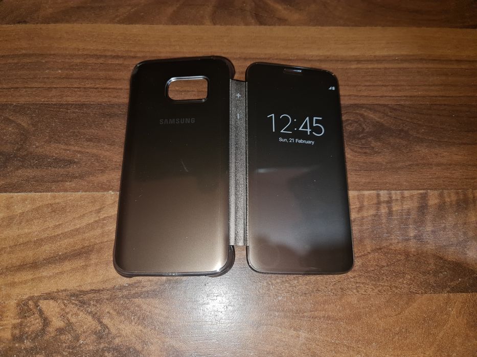 Husa flip smart activa originala Samsung Clear View Cover S7 G930