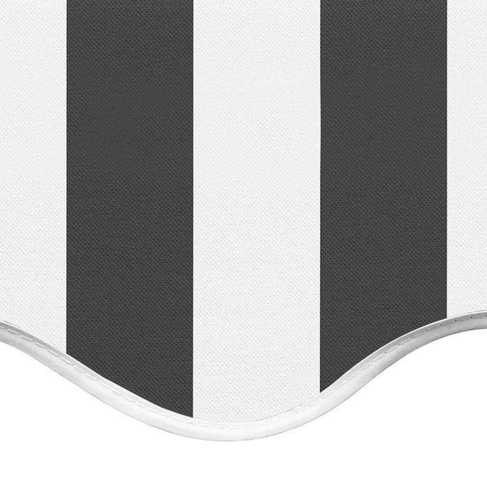 Material de schimb pentru copertină 400x350 cm, poliester, antracit și alb VidaXL