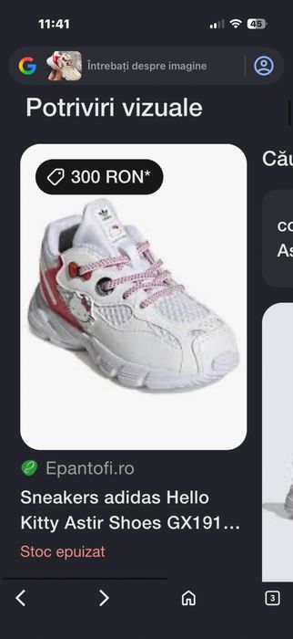 Adidasi adidas de fete