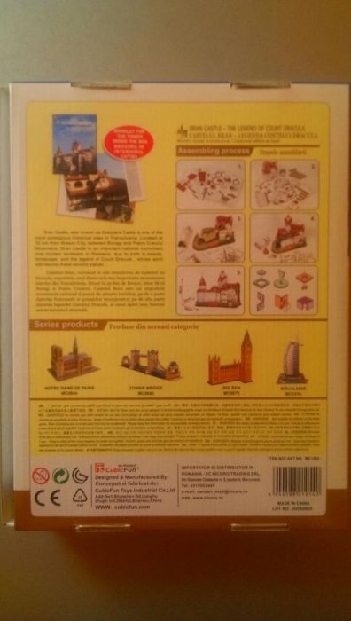 Puzzle 3D Castelul Bran
