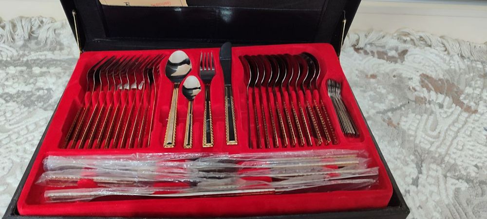 Ложка вилка набор дипломат  двенадцать персона бренд Solingen Германия