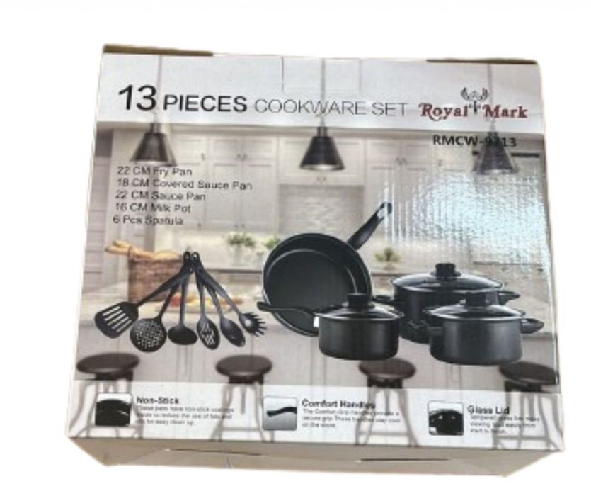 Комплект съдове за готвене , незалепващо покритие