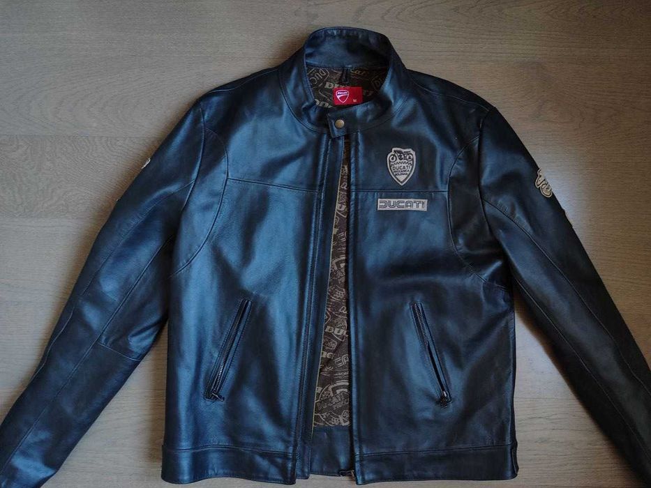 Ducati Meccanica Bologna кожаная байкерская куртка