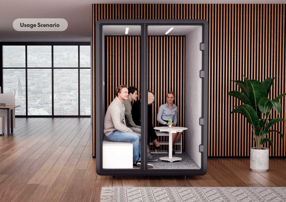 Звукоизоляционные кабинки FlexiSpot, с акустическими панелями