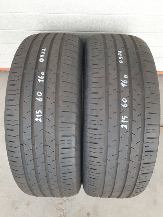 Летни гуми 2 броя CONTINENTAL EcoContact6 215 60 R16 дот 0922