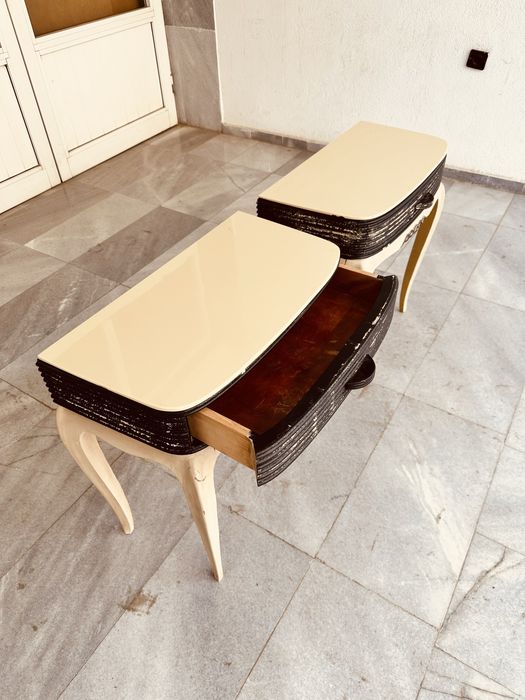 Италиански нощни шкафчета Art Deco (40–50 г.) – комплект 2 бр.