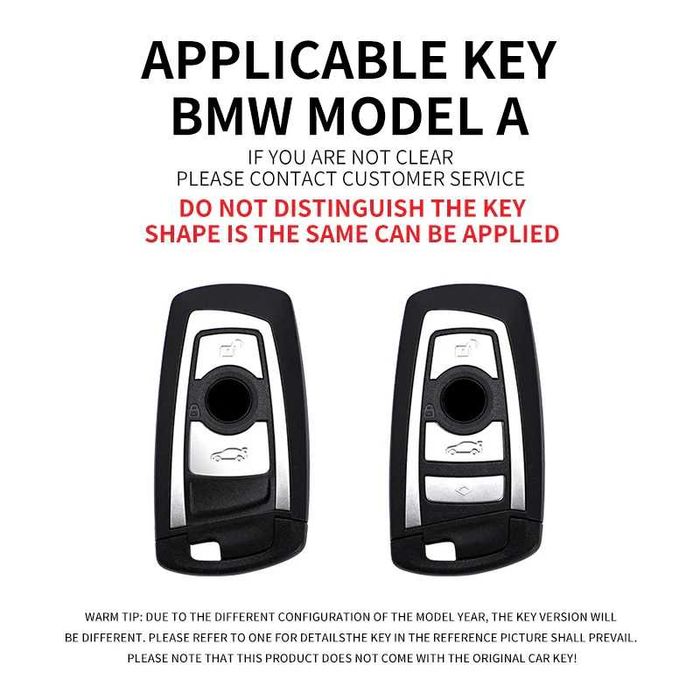 Husa cheie/ telecomanda auto breloc metalic BMW  Mercedes Toyota VW