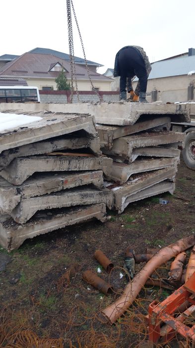 Плиты перекрытия, ребристые, стеновые, Фундаментные, Заборные, Фермы,